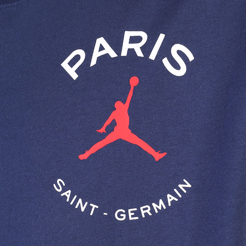 Мужская футболка Jordan Paris Saint-Germain Logo T-Shirt (DB6514-410)  - цена, описание, фото 2